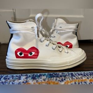 Comme des Garçons PLAY x Converse Unisex Chuck Taylor All Star High-Top Sneakers